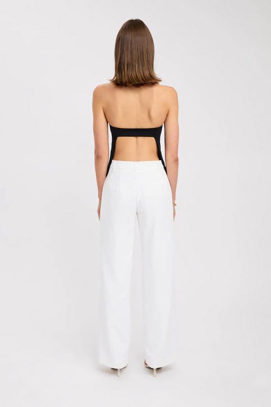Isalyn - Hochgeschlossenes Neckholder-Top